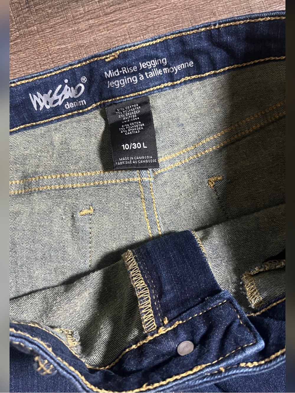 Women’s Size 10/30L Mossimo Mid-Rise Dark Denim Jegging - Picture 6 of 8